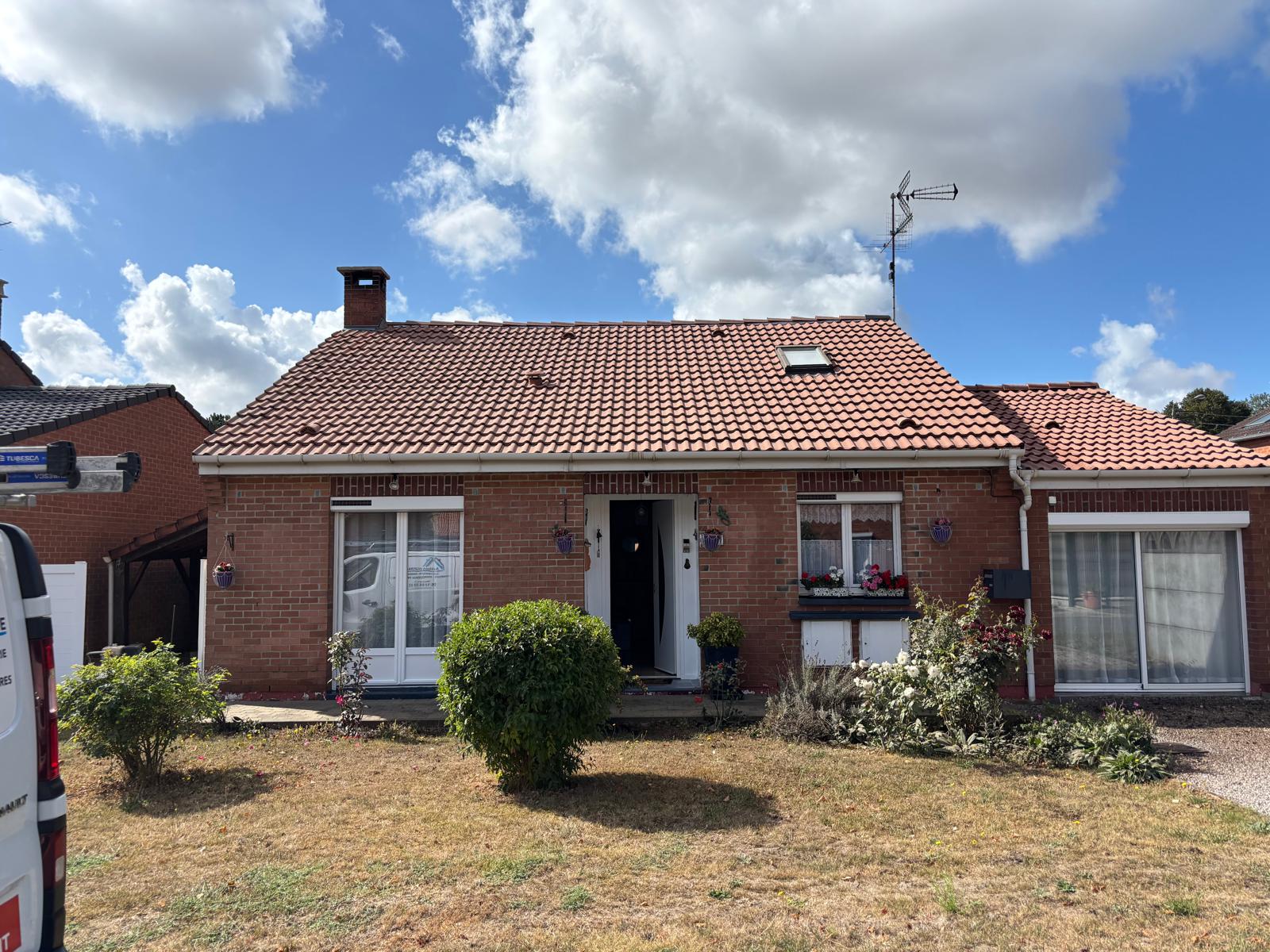 nettoyage toiture et peinture à Iwui